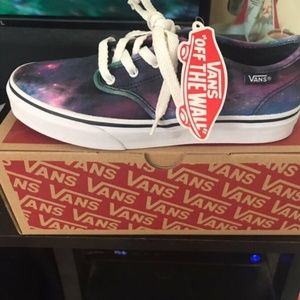 NEW! Vans Size 4 missy/ Sz 6 womens! galaxy shoes